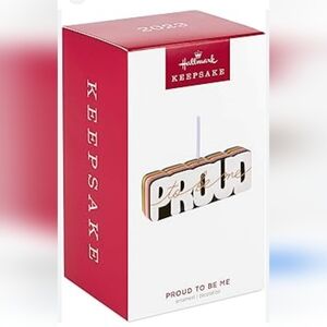 Hallmark Keepsake Christmas Ornament 2023, Proud to Be Me, Rainbow LGBTQIA Pride